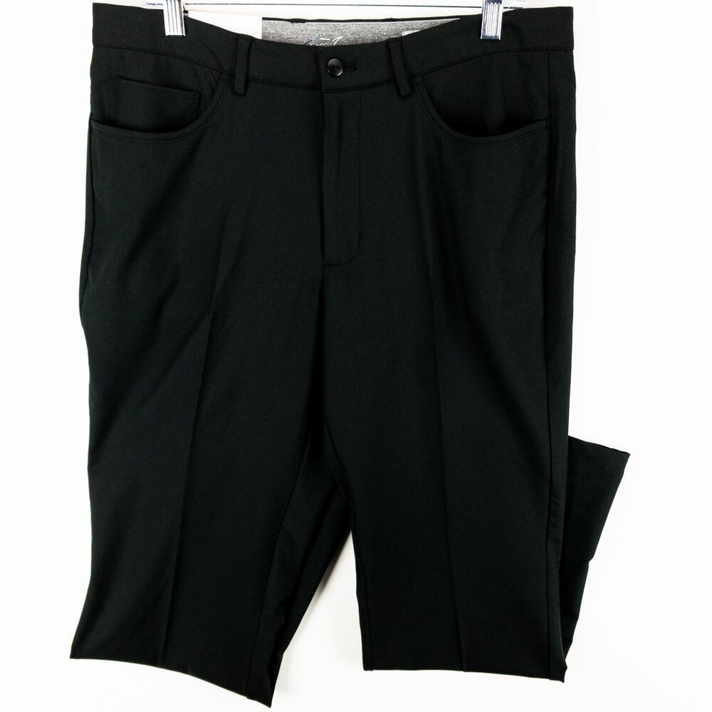 Greg Norman Travel Pants Men's 34x30 5-Pockets Strech Waistband 4-Way Stretch